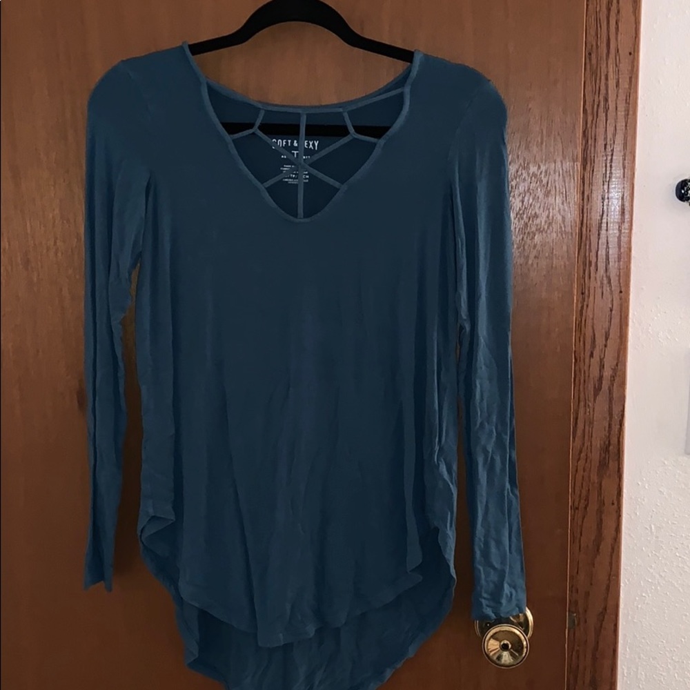 Soft and sexy American eagle comfy  teal tee